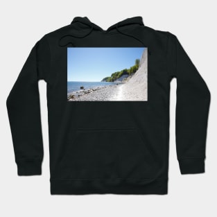 Chalk coast, chalk cliffs, Ruegen Island, Mecklenburg-Western Pomerania, Germany Hoodie